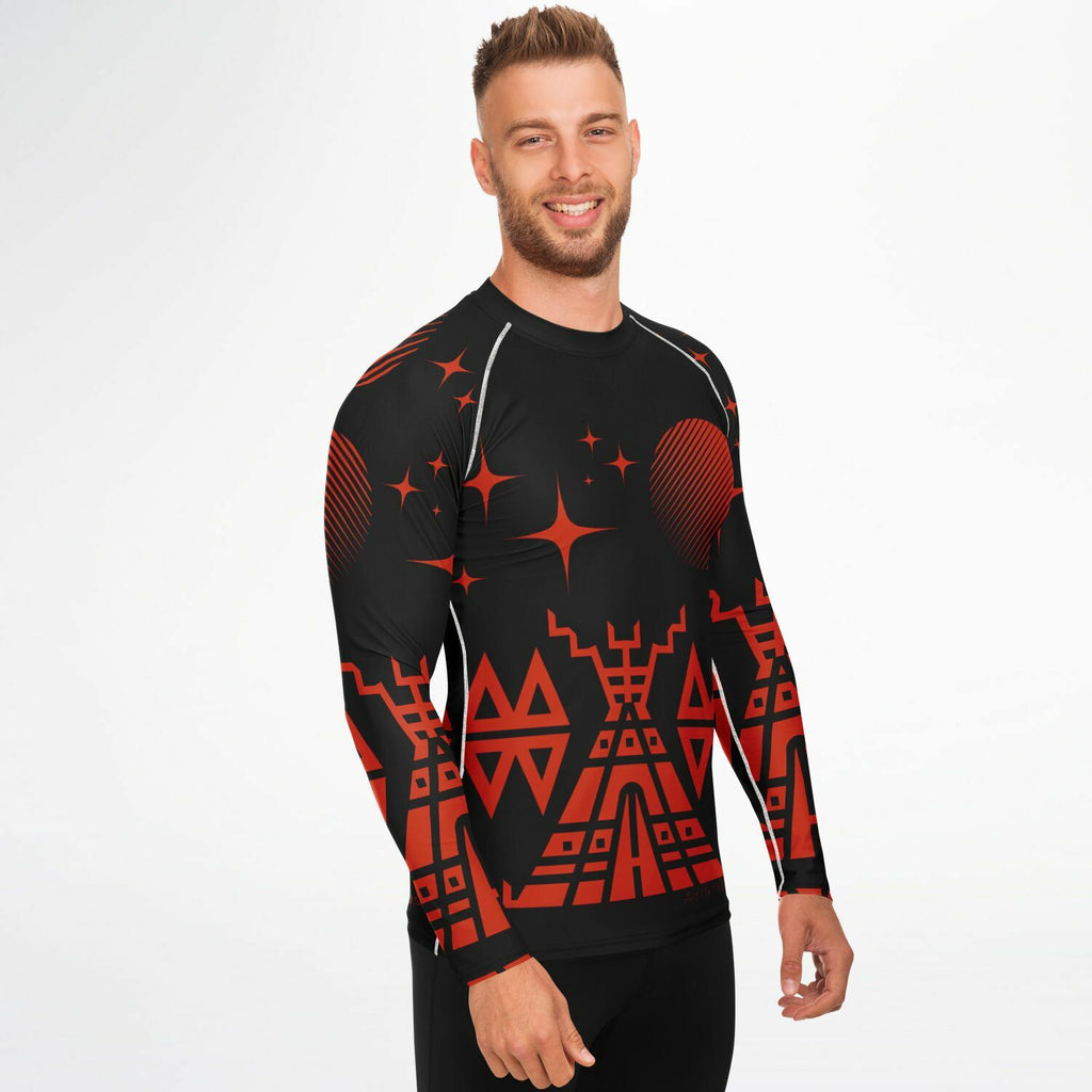 $NiieihiiNookei Men's Rashguard - AOP