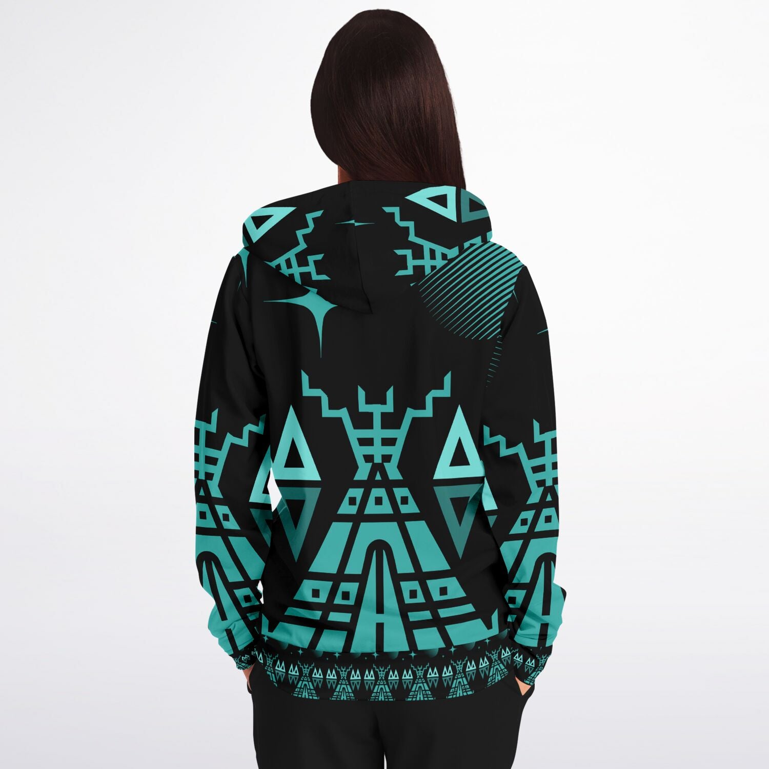 $NiieihiiNookei Fashion Zip-Up Hoodie - AOP