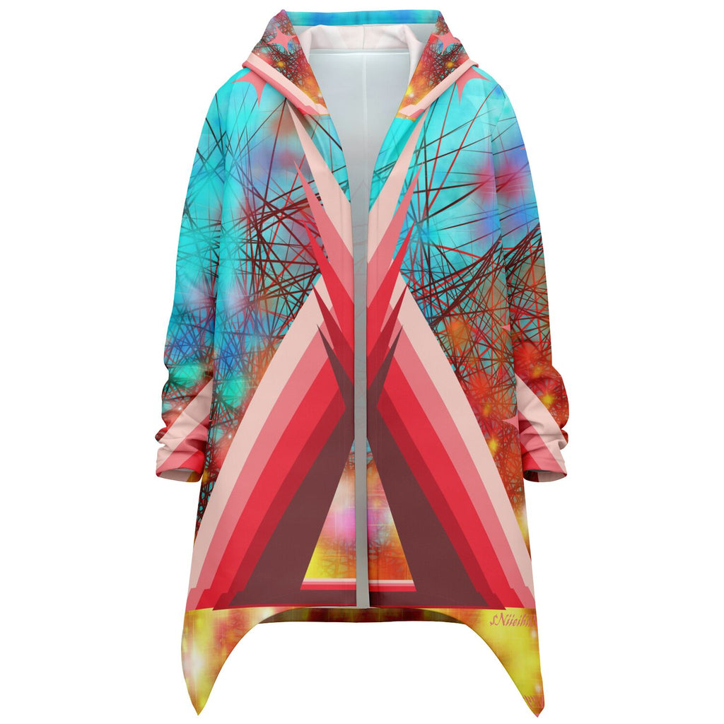 $NiieihiiNookei Athletic Elongated Cloak - AOP