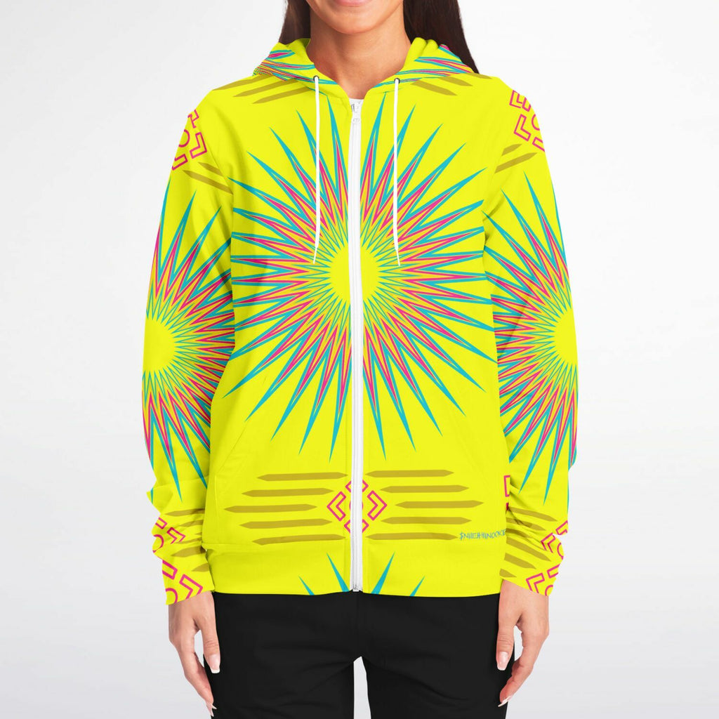 $NiieihiiNookei Fashion Zip-Up Hoodie - AOP