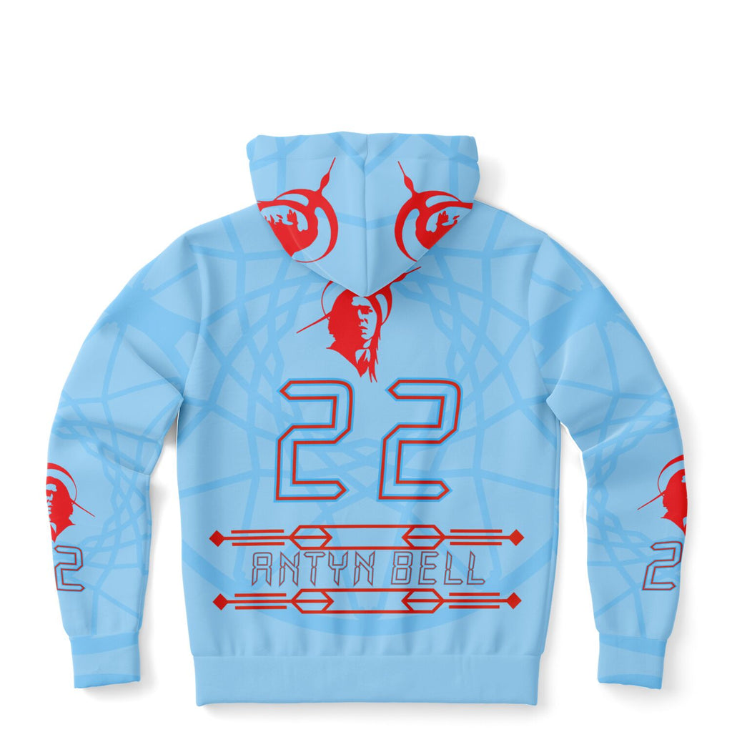 $NiieihiiNookei Athletic Zip-Up Hoodie - AOP