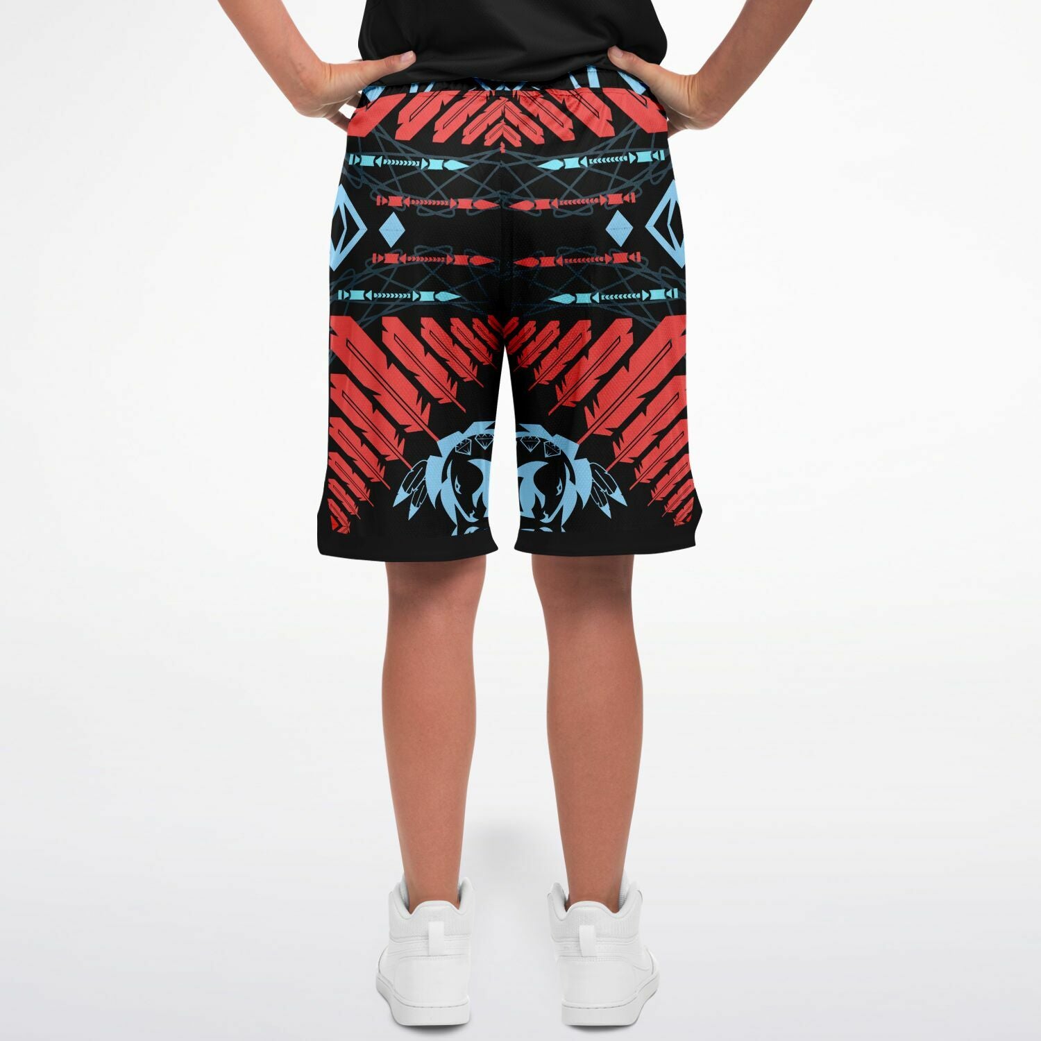 $NiieihiiNookei Basketball Short Rib - AOP