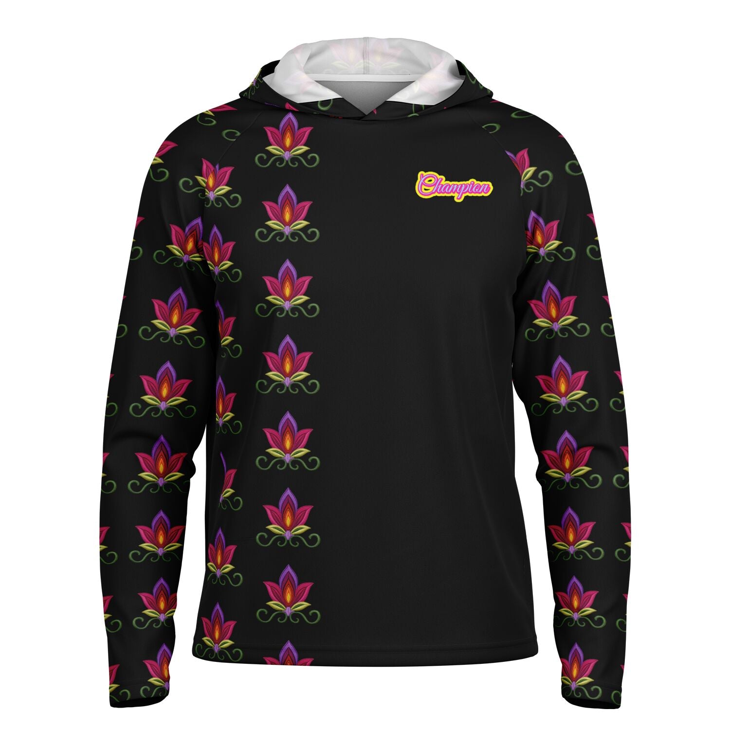 Special campions Long Sleeve Hooded Performance Shirt - AOP