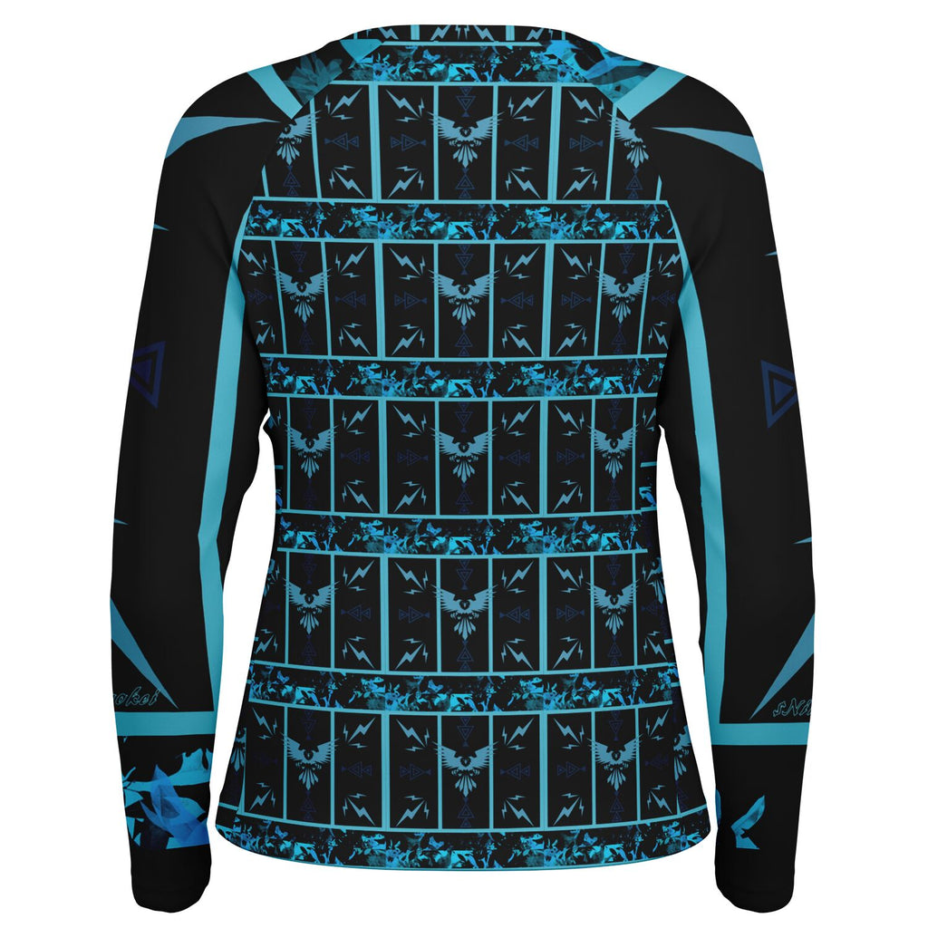 $NiieihiiNookei Women's Long Sleeve Performance Shirt - AOP