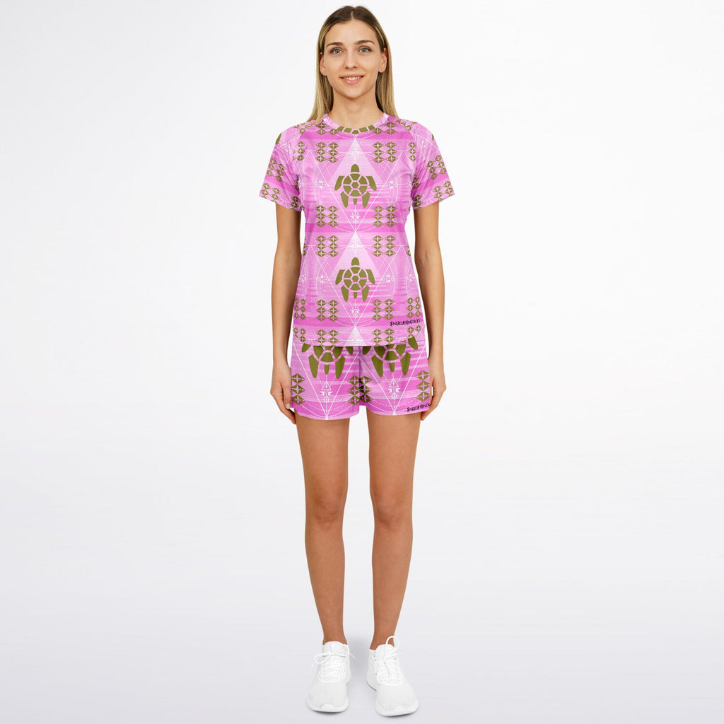$NiieihiiNookei Women's Athletic Set - AOP