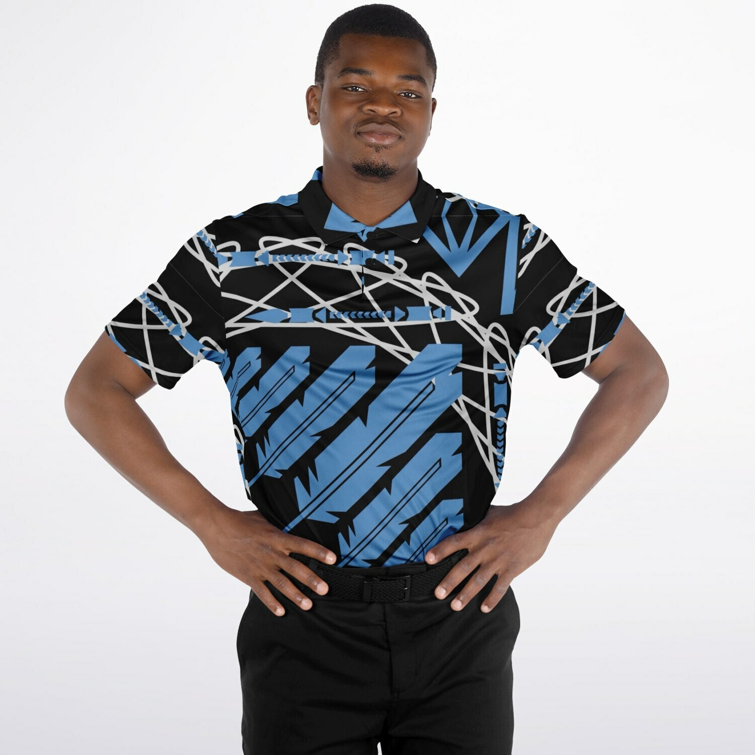 $NiieihiiNookei Polo Shirt - AOP