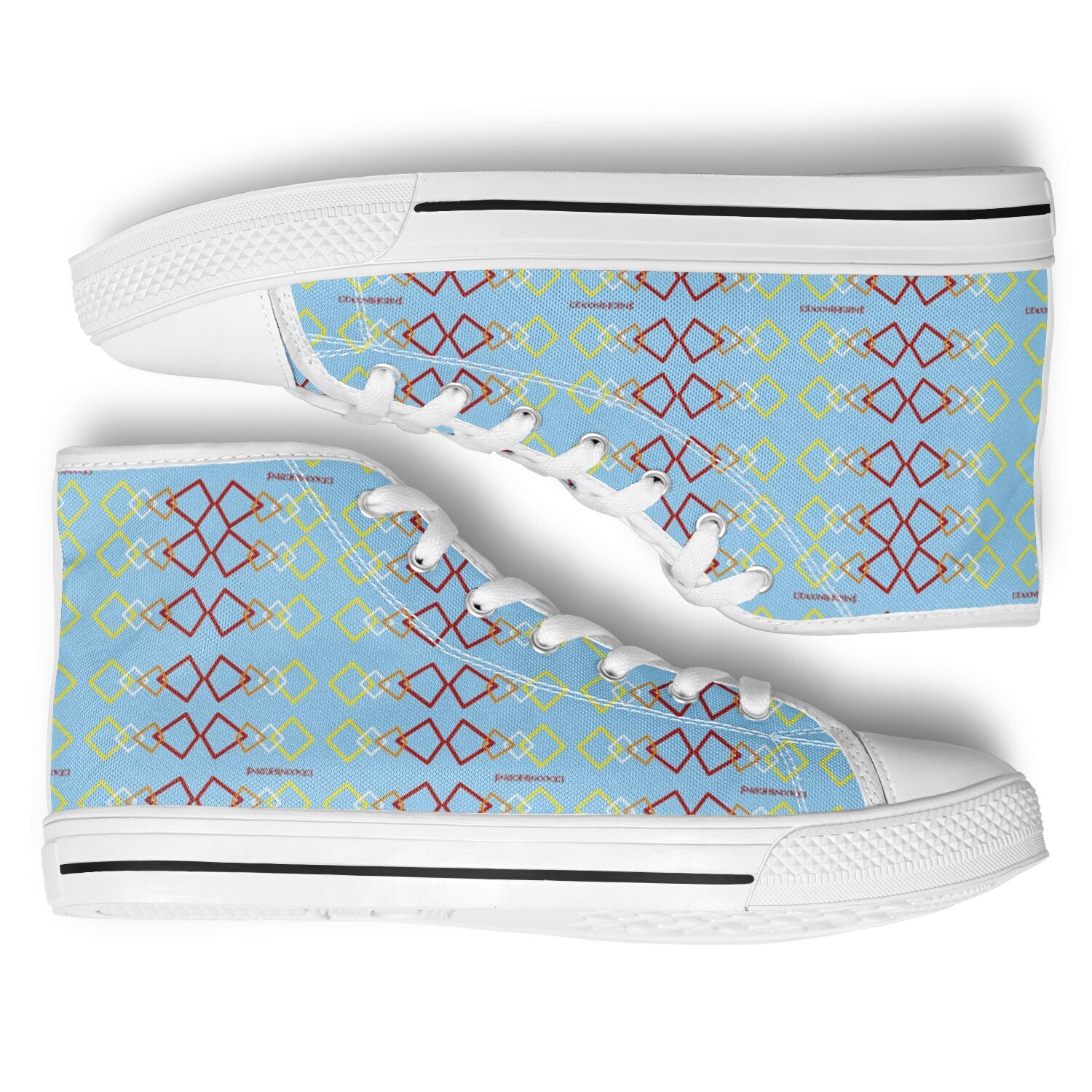 $NiieihiiNookei Urban Peak High Top Shoes - AOP