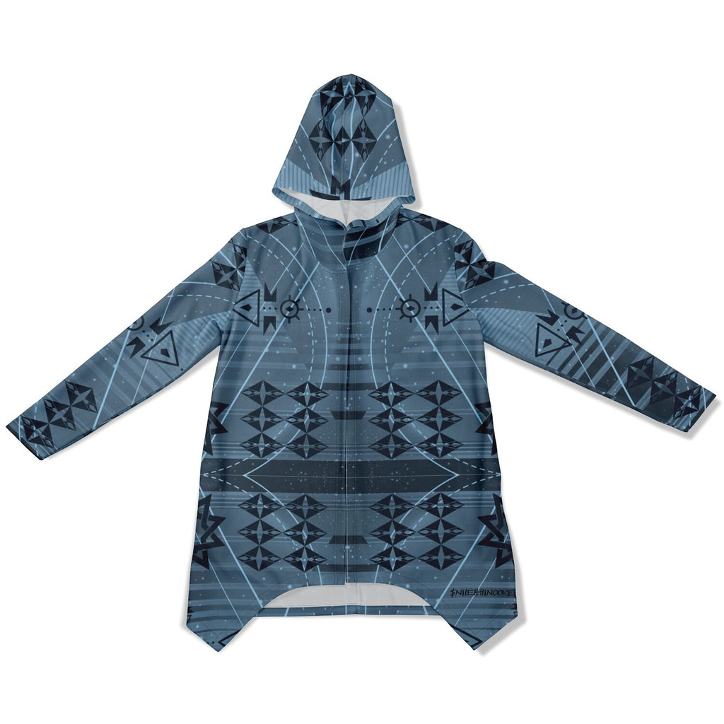 $NiieihiiNookei Fashion Elongated Cloak - AOP