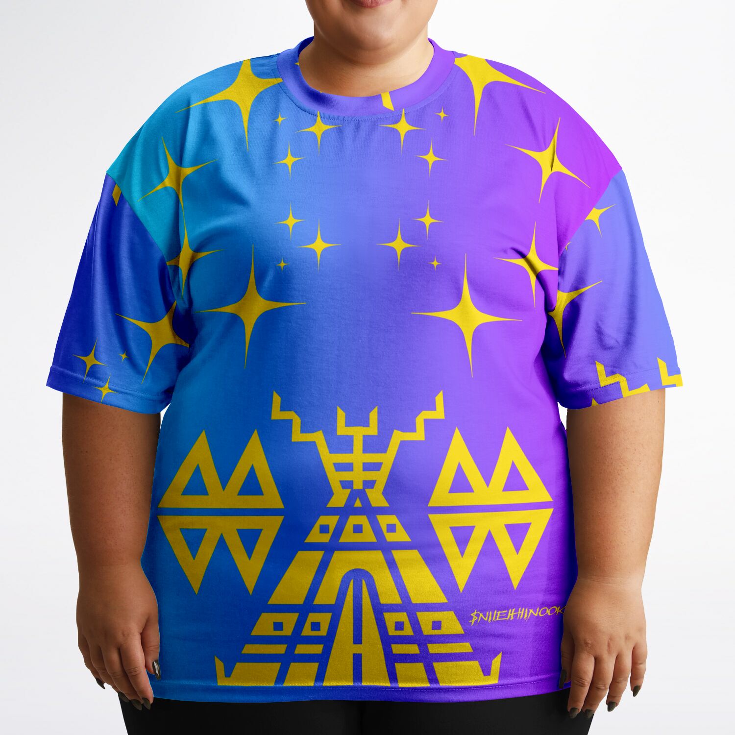 $NiieihiiNookei Plus-size T-Shirt - AOP