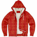 Microfleece Zip hoodie design by$NiieihiiNookei - AOP