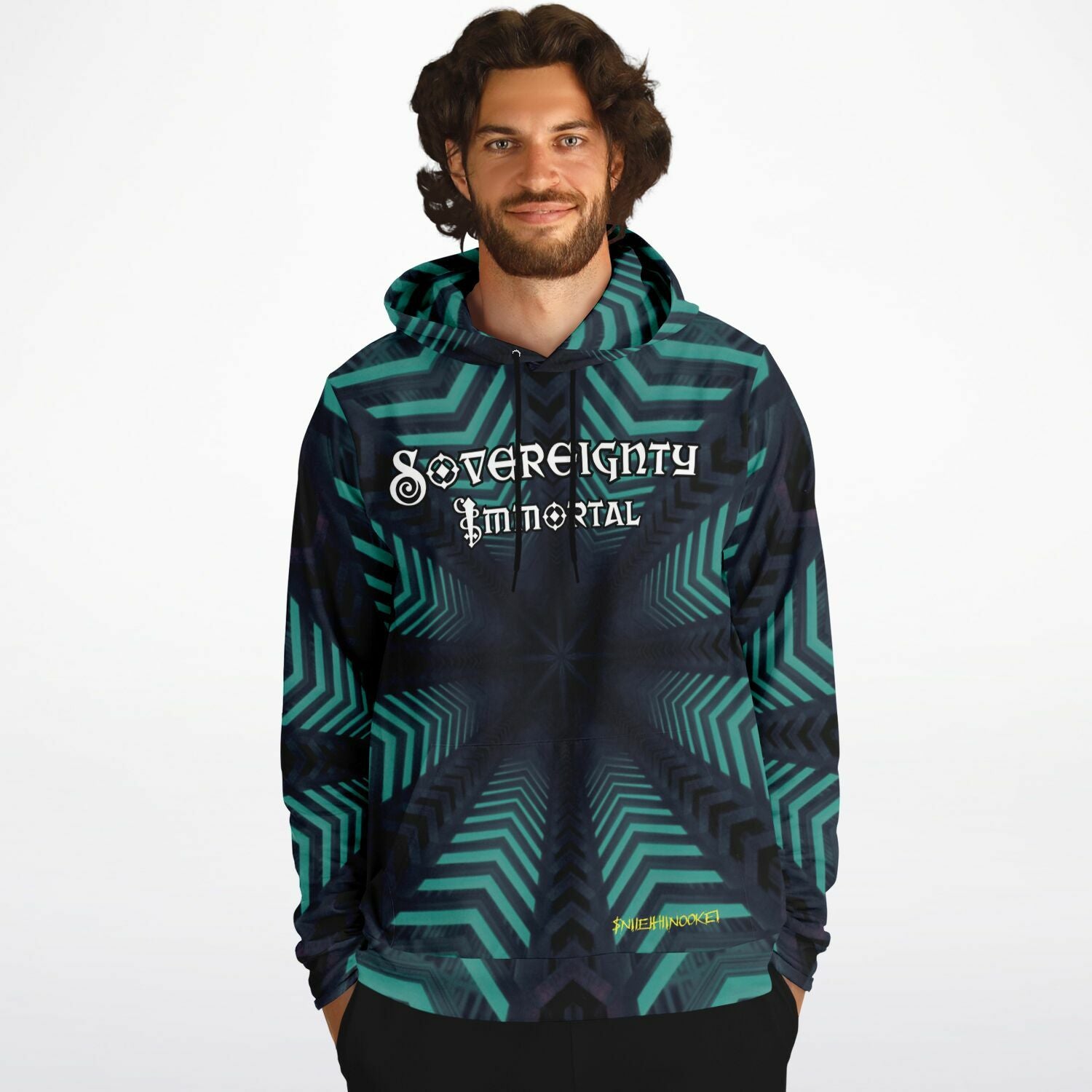 $NiieihiiNookei Athletic Hoodie - AOP