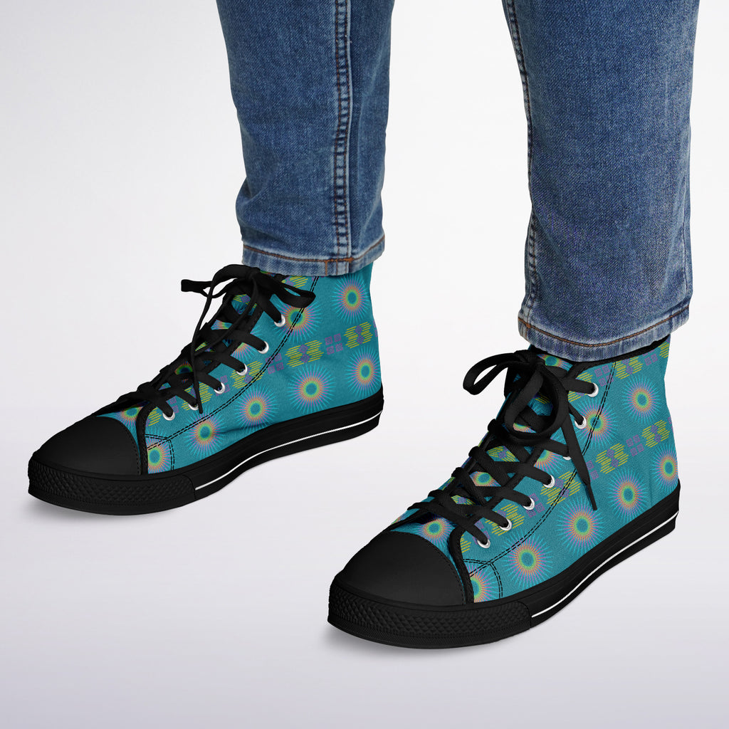 $NiieihiiNookei Urban Peak High Top Shoes - AOP