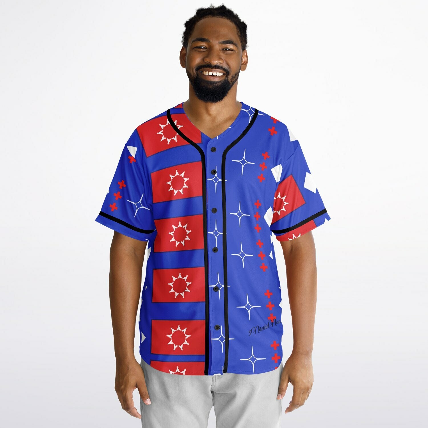OST Flag design by $NiieihiiNookeiReversible Baseball Jersey - AOP