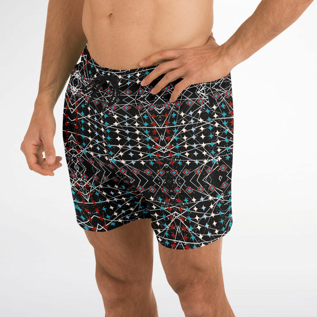 $NiieihiiNookei Swim Trunks Men - AOP