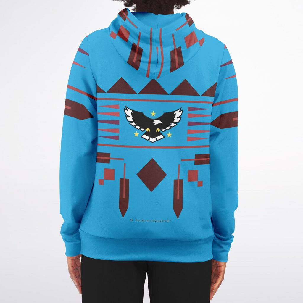 $NiieihiiNookei Athletic Zip-Up Hoodie - AOP