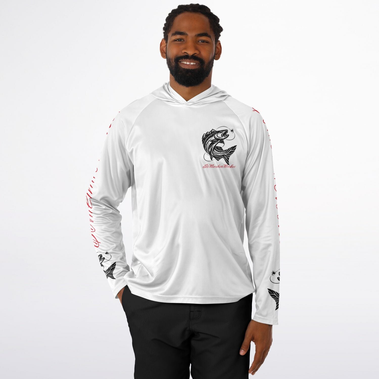 $NiieihiiNookei Performance Fishing Hoodie UPF40+