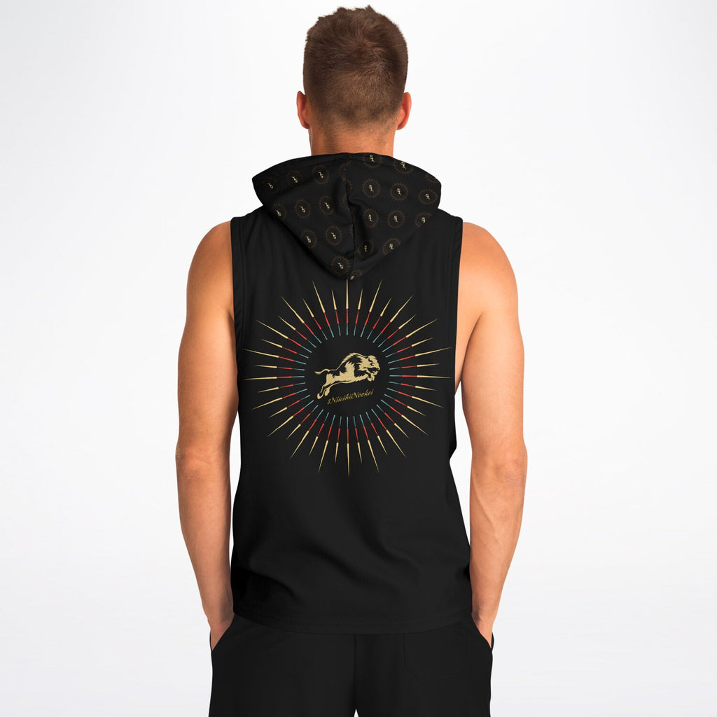 $NiieihiiNookei Athletic Drop Armhole Hoodie - AOP
