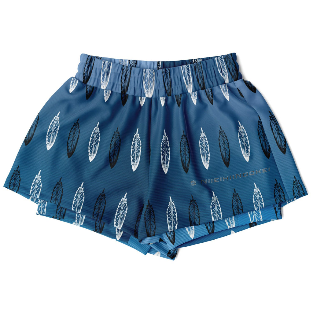$NiieihiiNookei Women's 2-in-1 Shorts - AOP