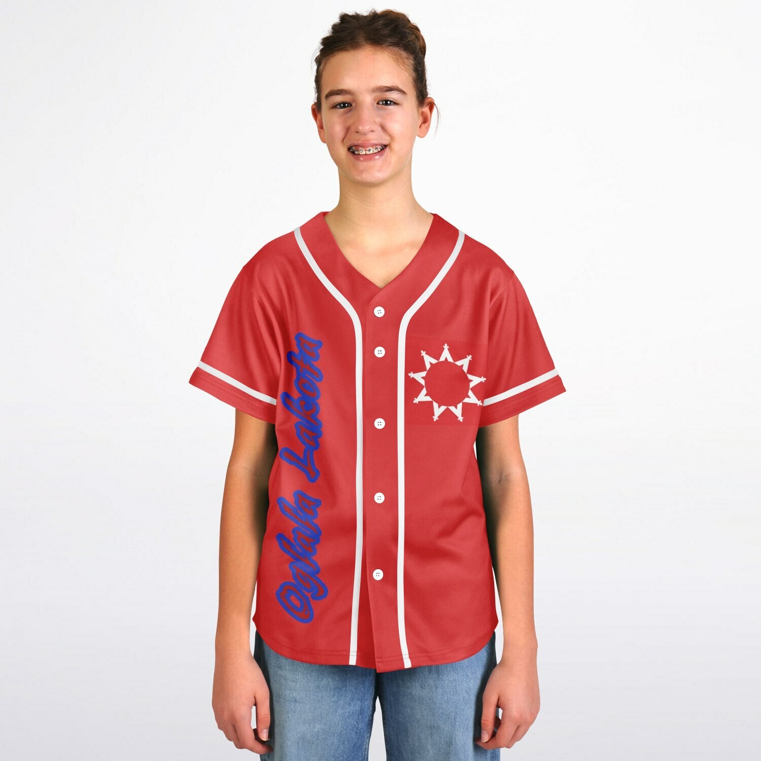 $NiieihiiNookei OST FLAG Kids Baseball Jersey - AOP