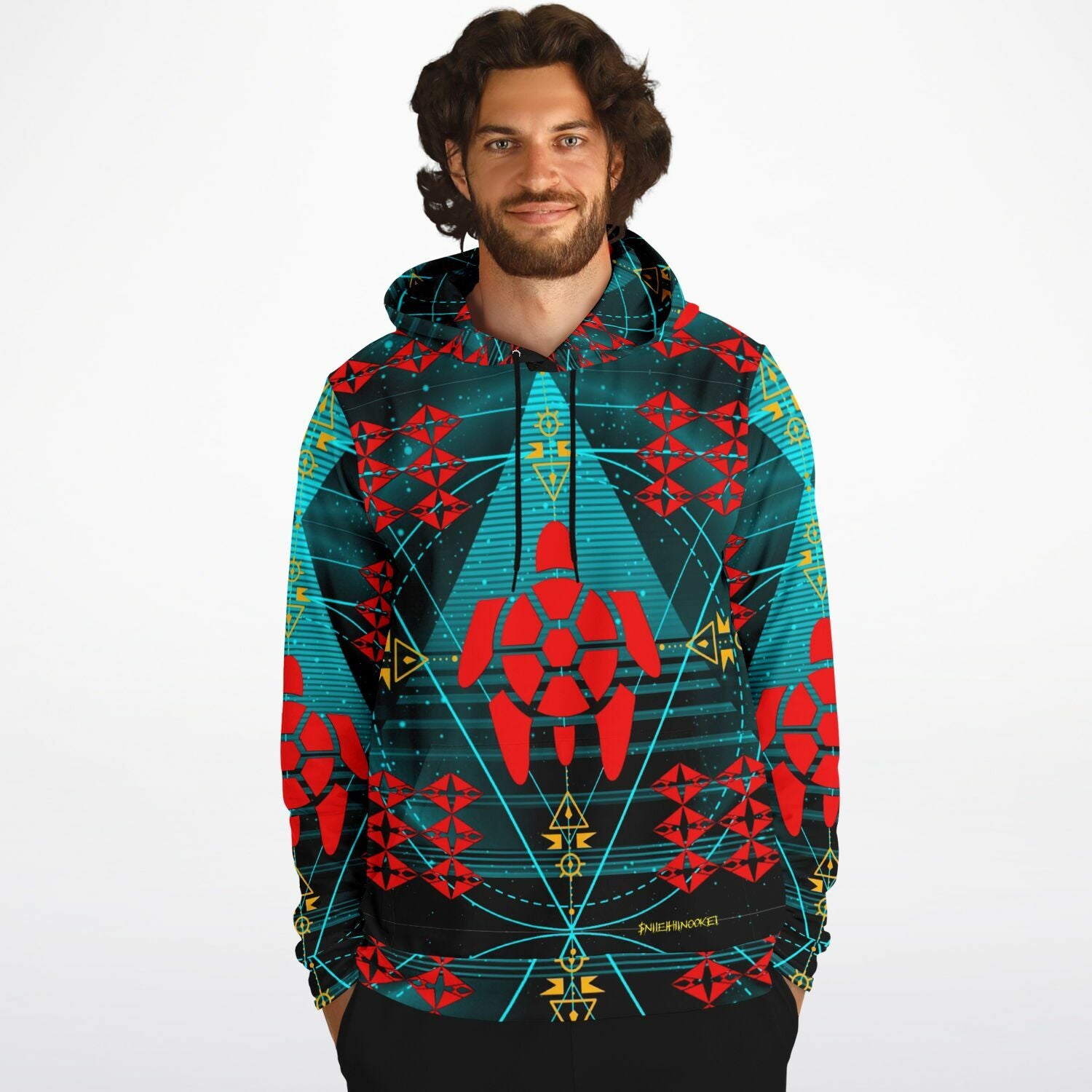 $NiieihiiNookei Athletic Hoodie - AOP