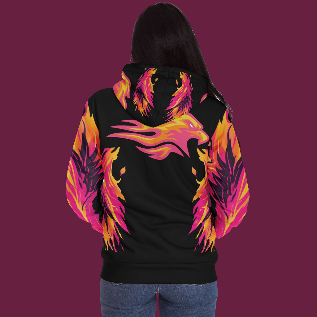 $NiieihiiNookei Microfleece Ziphoodie - AOP