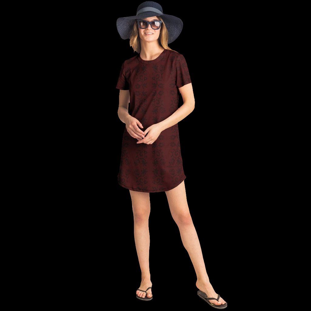 $NiieihiiNookei T-Shirt Dress - AOP