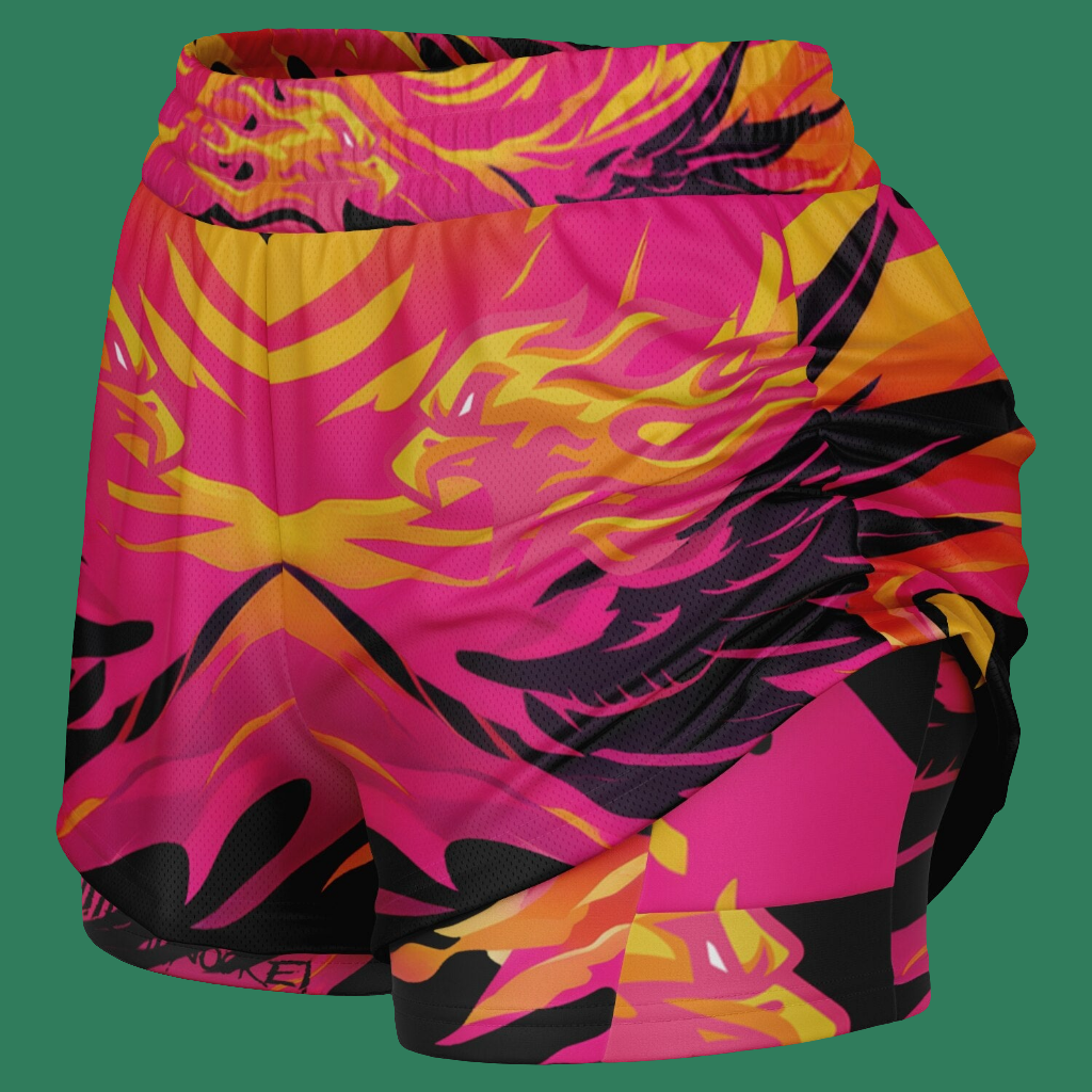 $NiieihiiNookei Women's 2-in-1 Shorts - AOP