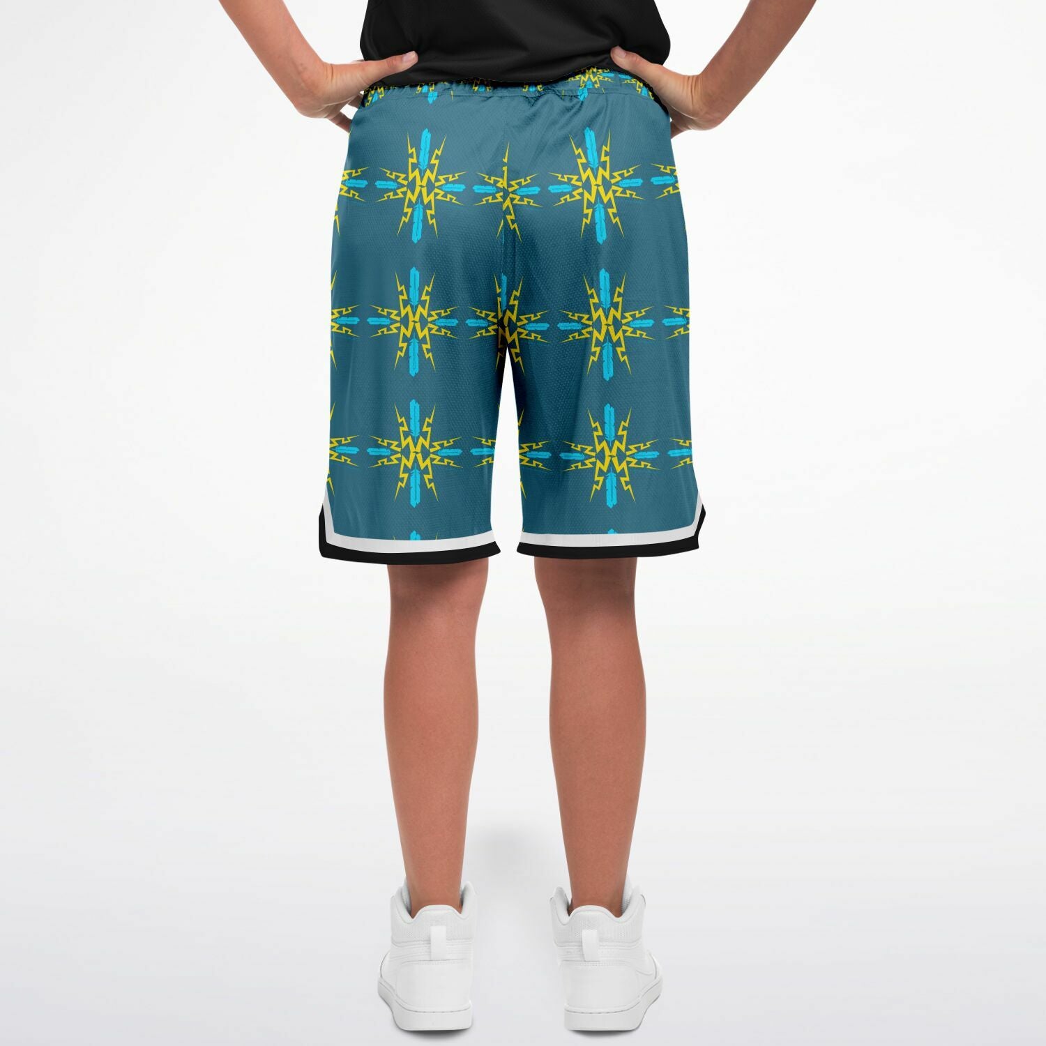 $NiieihiiNookei Basketball Short Rib - AOP