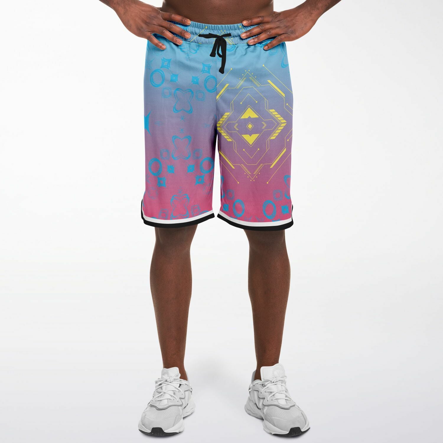 $NiieihiiNookei Basketball Short Rib - AOP