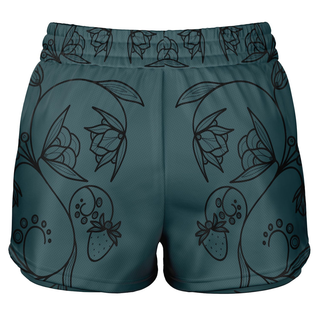 $NiieihiiNookei Women's 2-in-1 Shorts - AOP