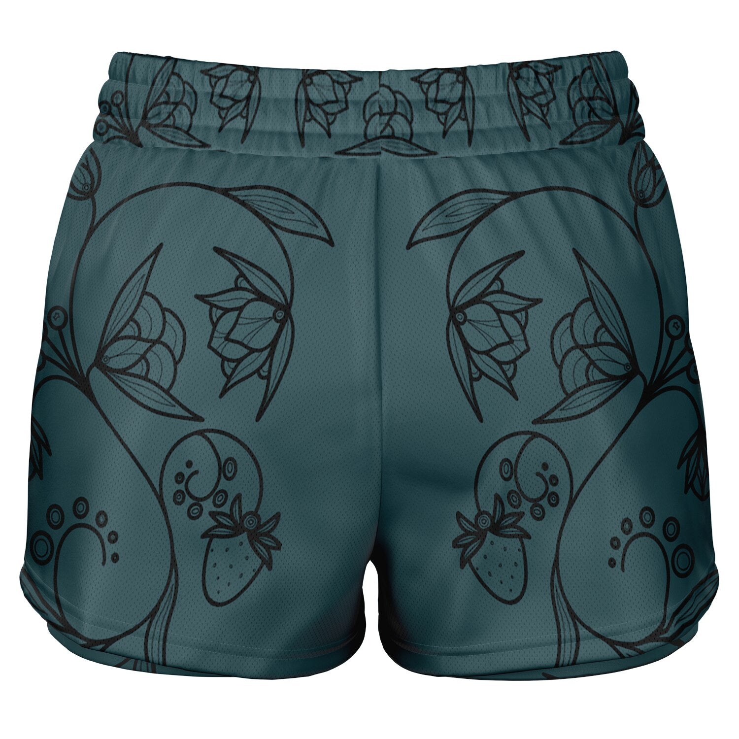 $NiieihiiNookei Women's 2-in-1 Shorts - AOP
