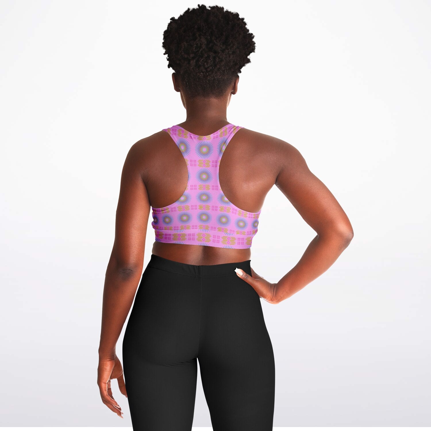 $NiieihiiNookei Padded Sports Bra - AOP