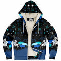 $NiieihiiNookei Microfleece Ziphoodie - AOP