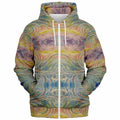 SMW Watercolor Fashion Zip-Up Hoodie - AOP