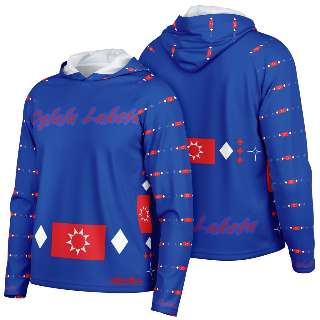 Oglala Sioux Tribe Logo Performance Hoodie - AOP