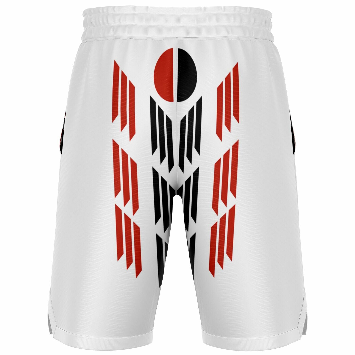 $NiieihiiNookei Arapaho Flag Design Basketball Short Rib - AOP