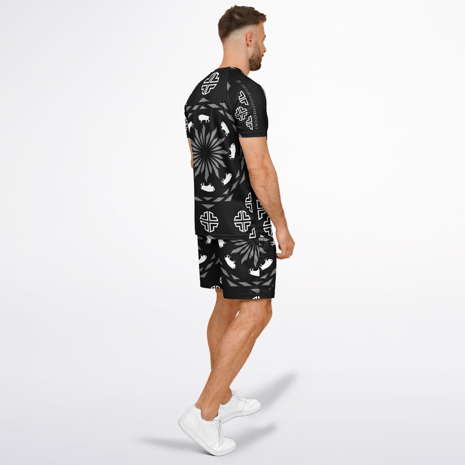 $NiieihiiNookei Men's Athletic Set - AOP