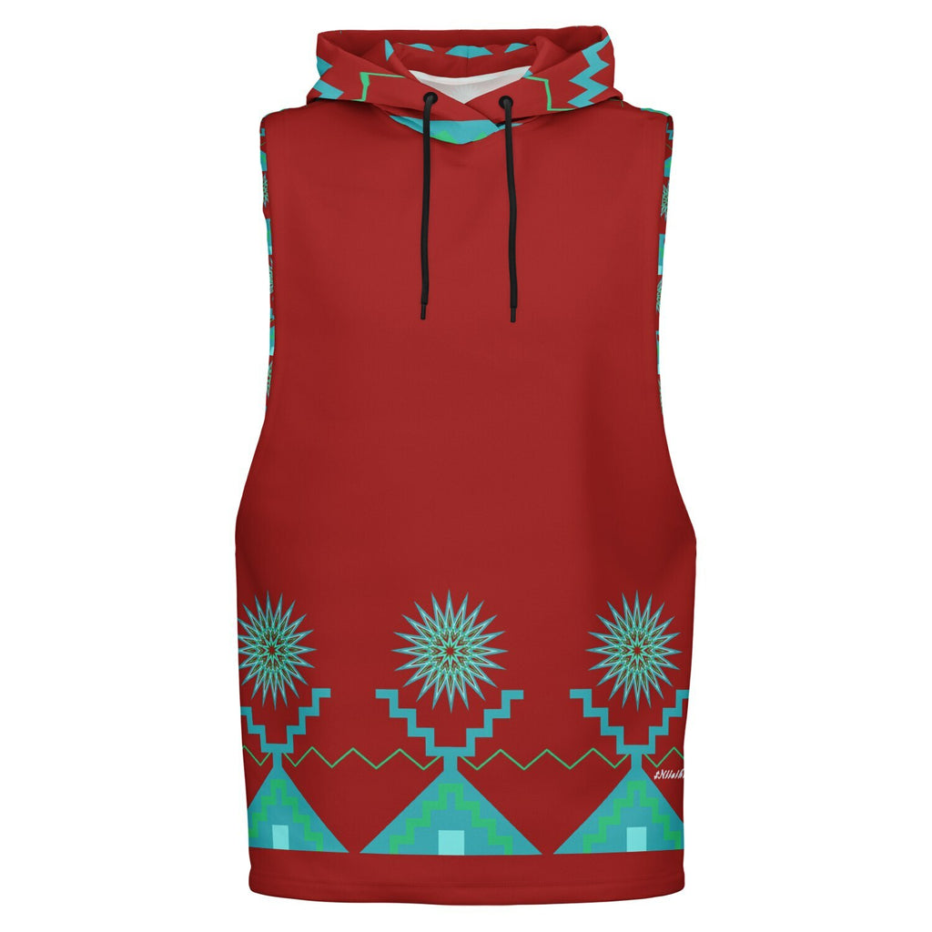 $NiieihiiNookei Athletic Drop Armhole Hoodie - AOP