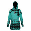 $NiieihiiNookei Fashion Longline Hoodie - AOP