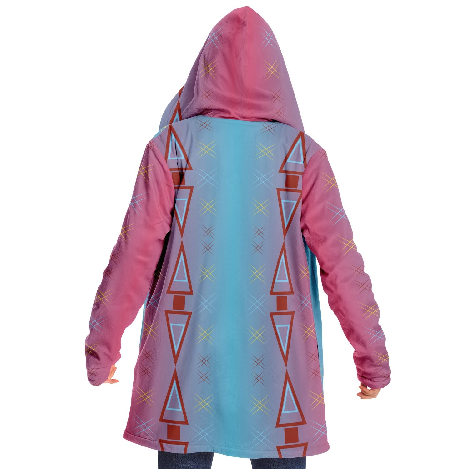 $NiieihiiNookei Microfleece Cloak - AOP
