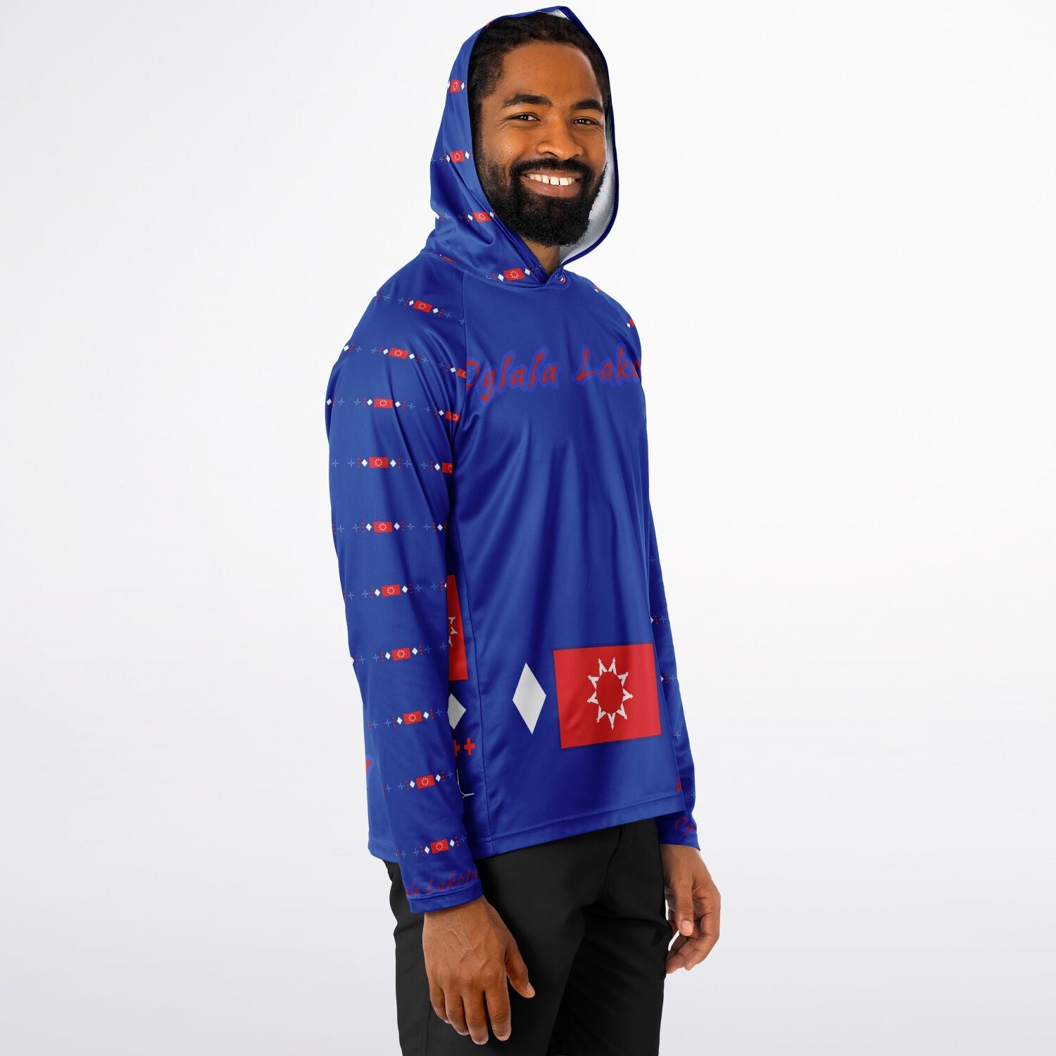 Oglala Sioux Tribe Logo Performance Hoodie - AOP