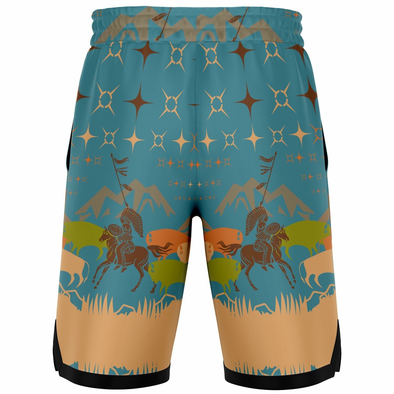 $NiieihiiNookei Basketball Short Rib - AOP