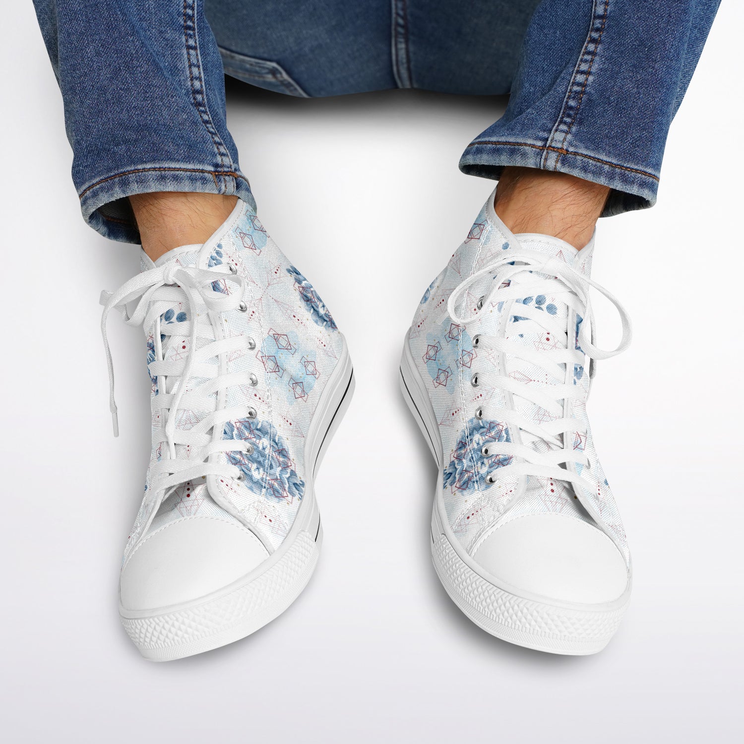 $NiieiihiiNookei Urban Peak High Top Shoes - AOP