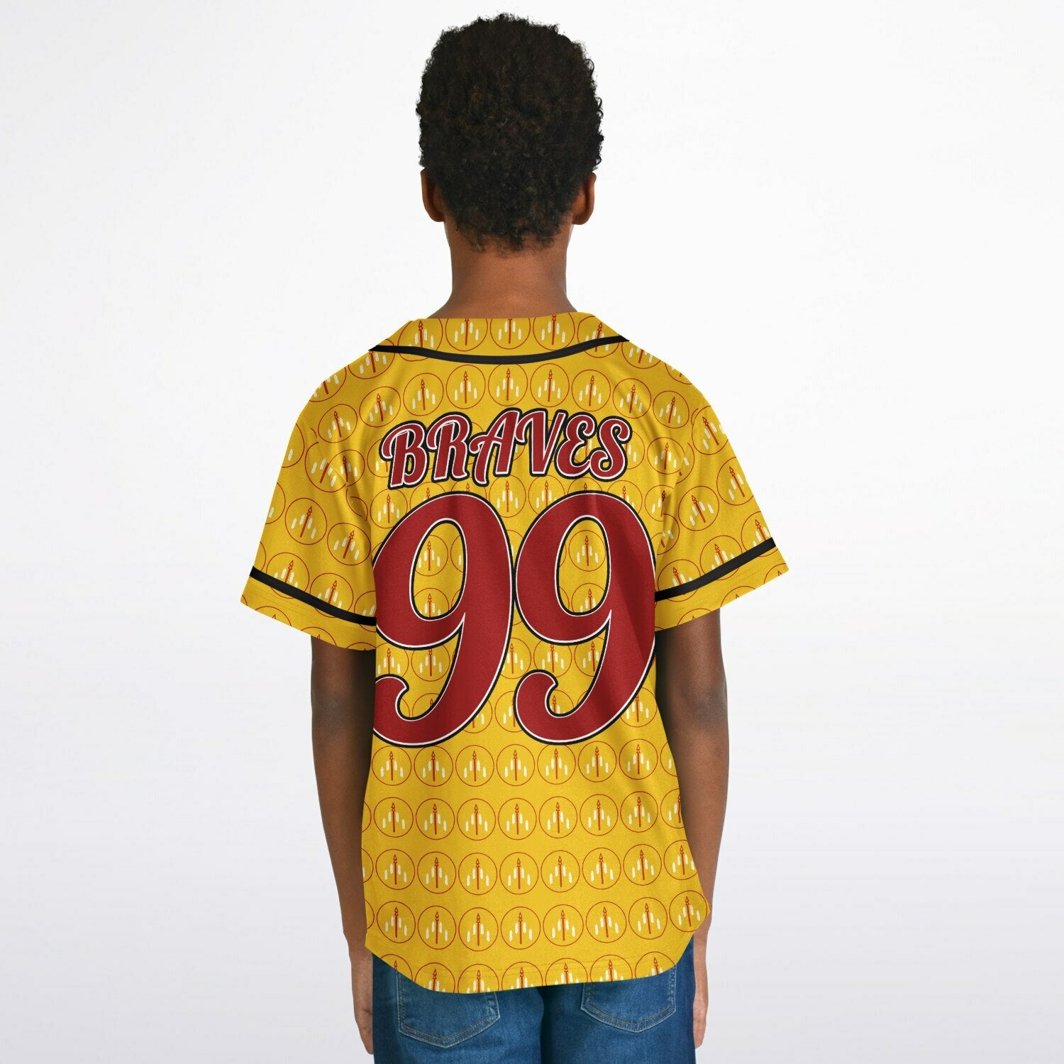 $NiieihiiNookei Youth Baseball Jersey - AOP