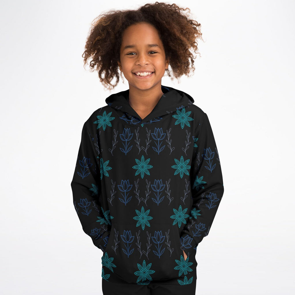 $NiieihiiNookei Athletic Kids Hoodie - AOP