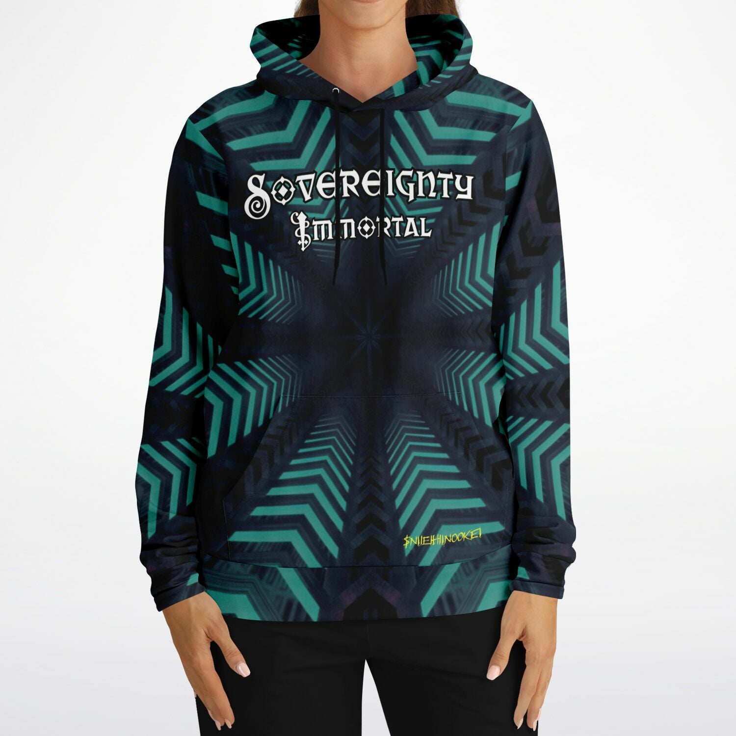$NiieihiiNookei Athletic Hoodie - AOP
