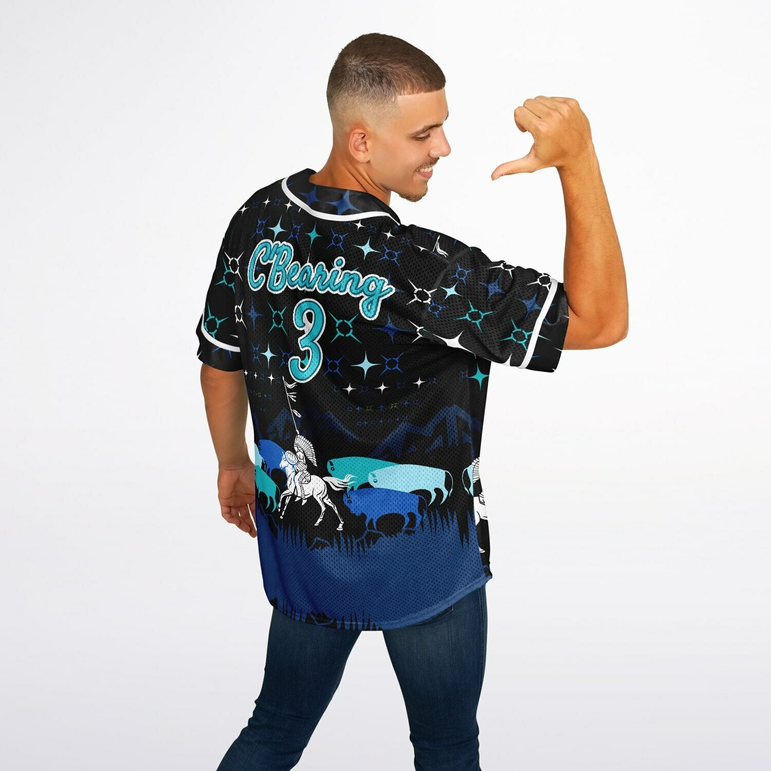 #3 C'Bearing Premium Baseball Jersey - AOP