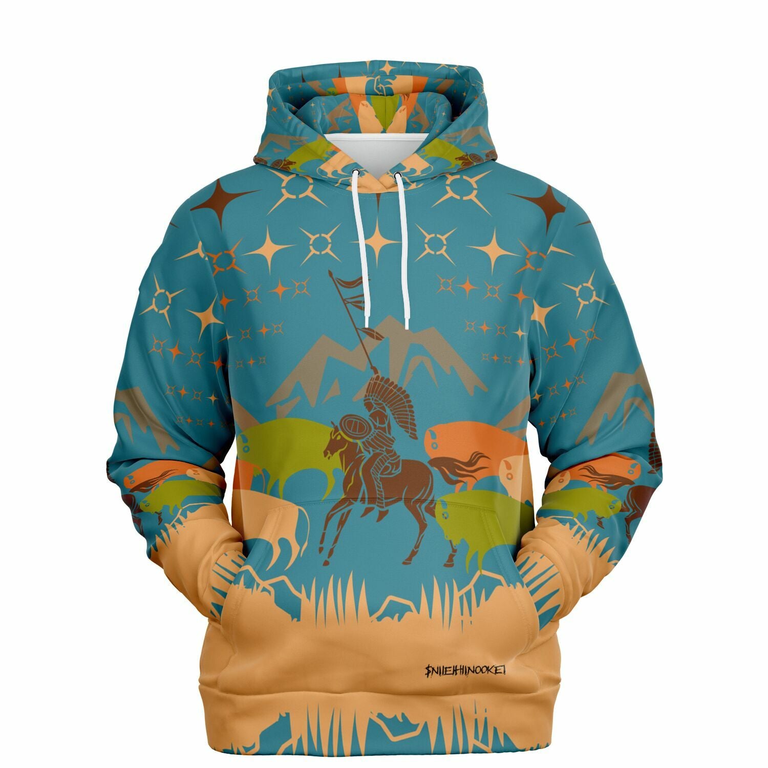 $NiieihiiNookei Athletic Hoodie - AOP