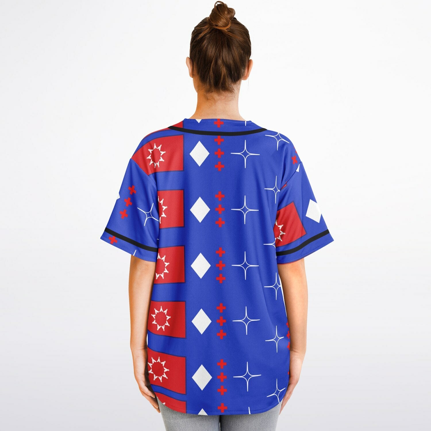 OST Flag design by $NiieihiiNookeiReversible Baseball Jersey - AOP