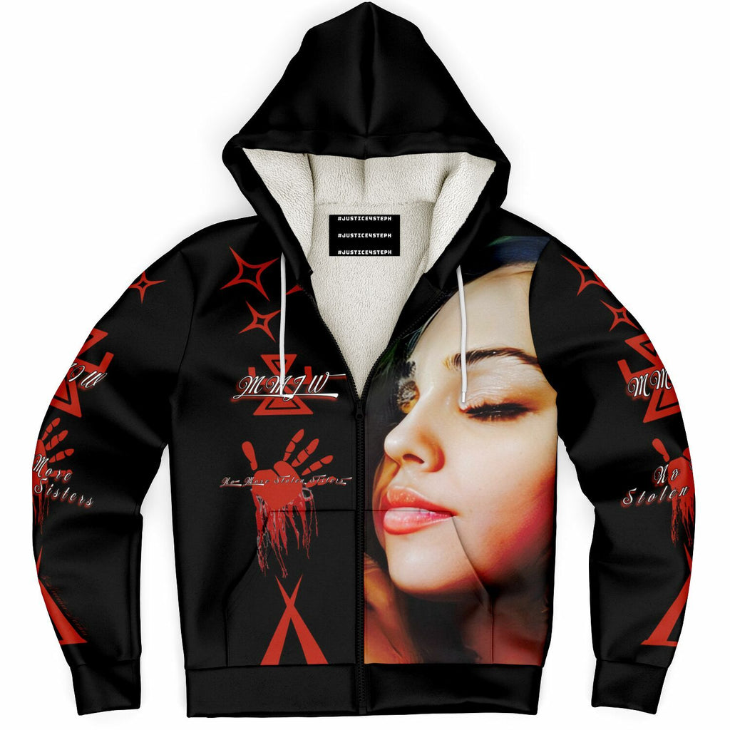 #JUSTICE4STEPH Microfleece Ziphoodie - AOP